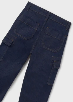 Outlet Pantalón vaquero cargo chica Pantalones Y Faldas
