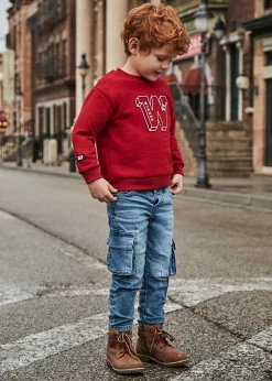 Shop Pantalón vaquero cargo niño Pantalones