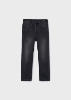 Best Sale Pantalón vaquero entallado básico niño Pantalones
