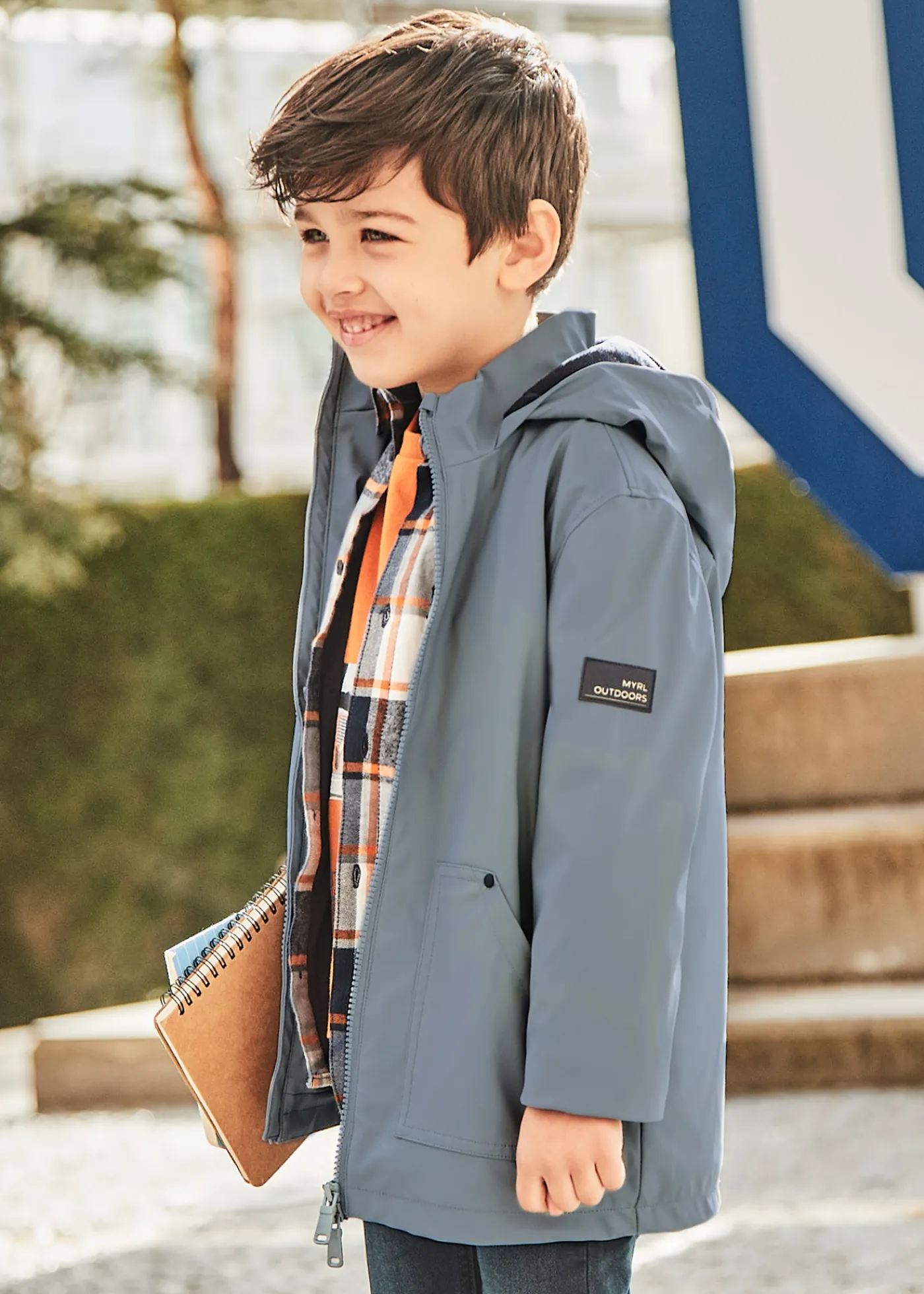 Sale Parka engomada niño Abrigos Y Chaquetas