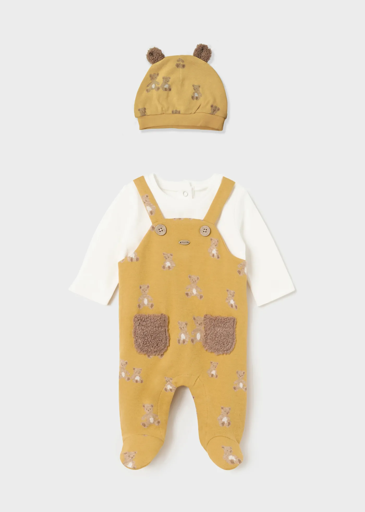Online Pelele con gorro orejitas recién nacido Pijamas Y Peleles