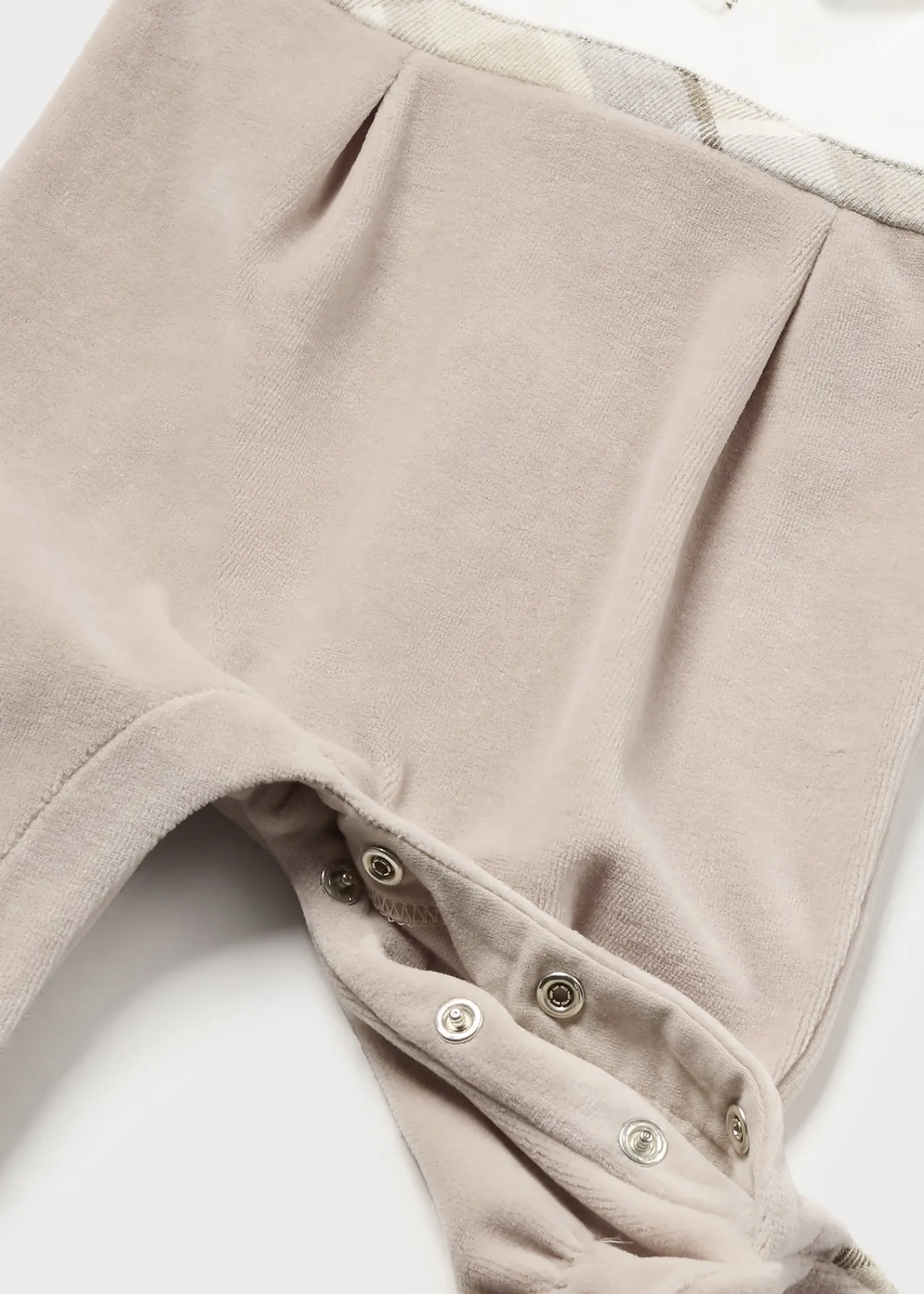 Outlet Pelele tundosado con cuello recién nacido Pijamas Y Peleles