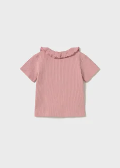 Best Sale Polo canalé cuello volante bebé Polos