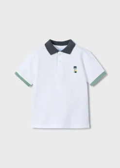 Hot Polo gráfica espalda niño Polos