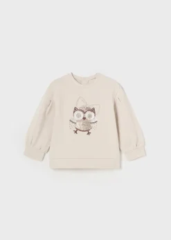 Flash Sale Pullover aplique buho bebé Jerséis Y Sudaderas