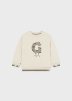 Flash Sale Pullover aplique rizo bebé Jerséis Y Sudaderas