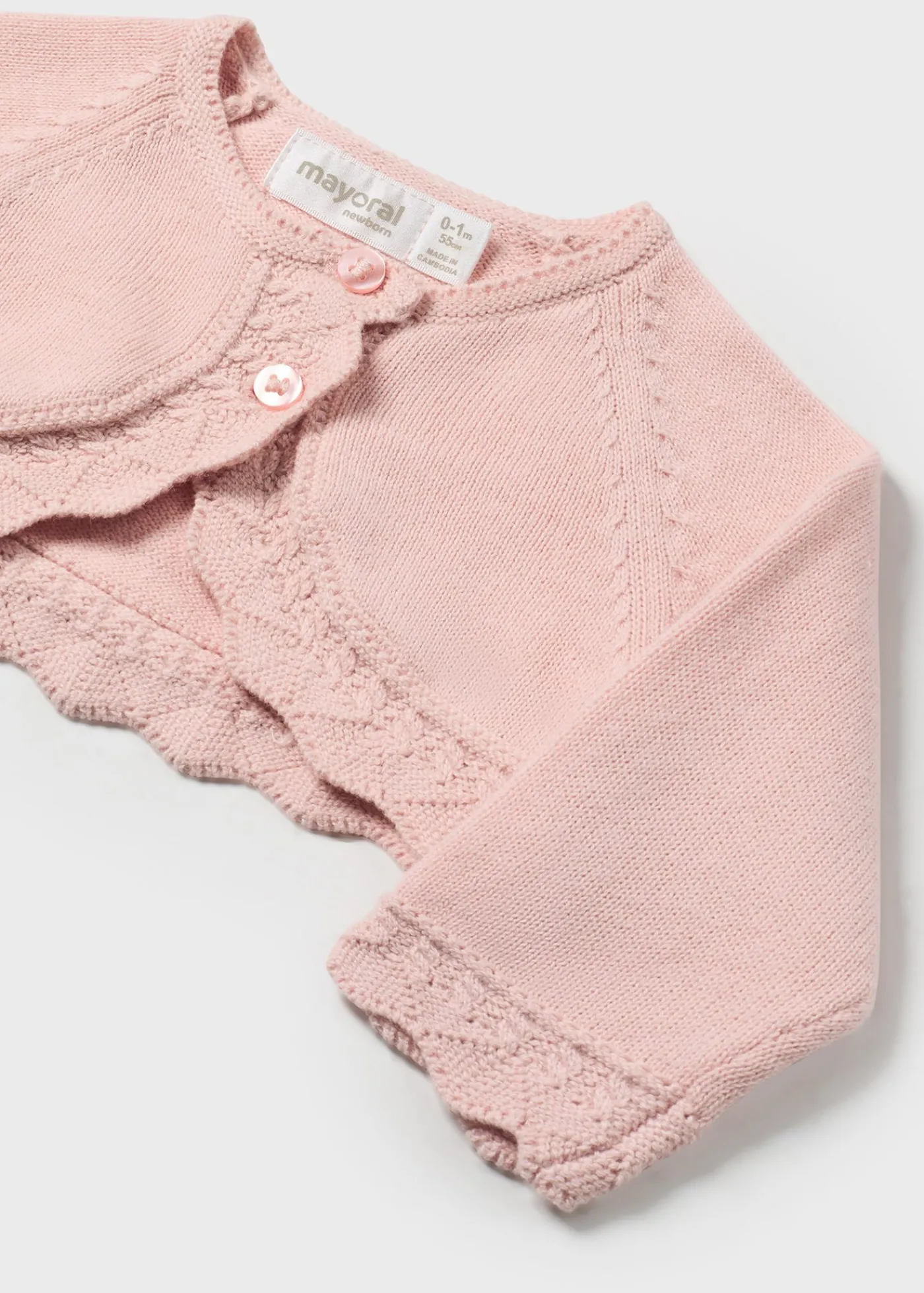 Hot Rebeca bolero tricot recién nacida Rebecas