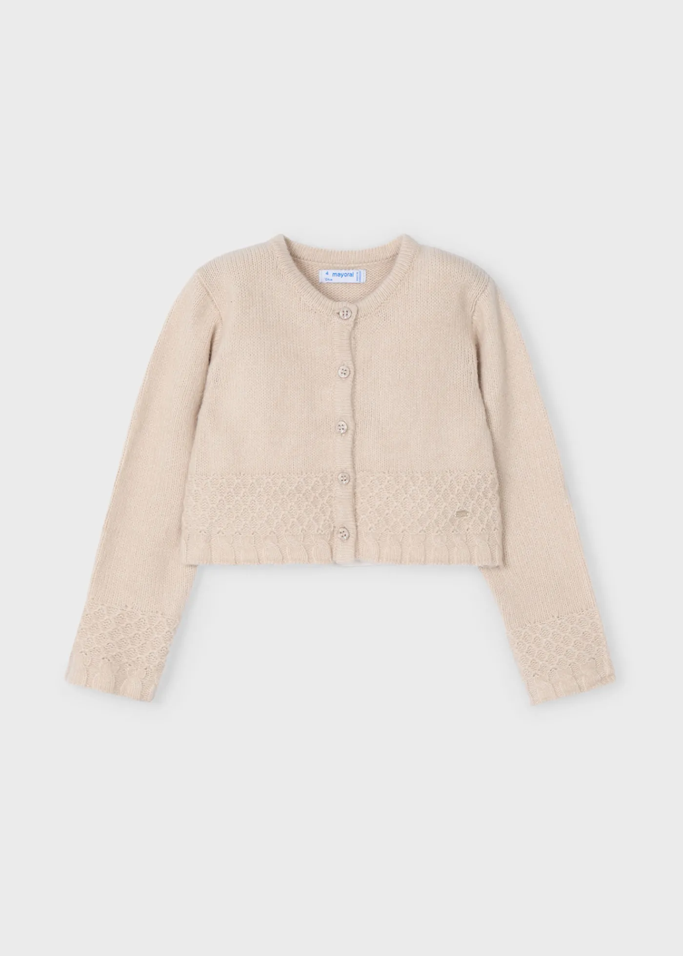 New Rebeca tricot estructura niña Rebecas Y Chaquetas De Punto