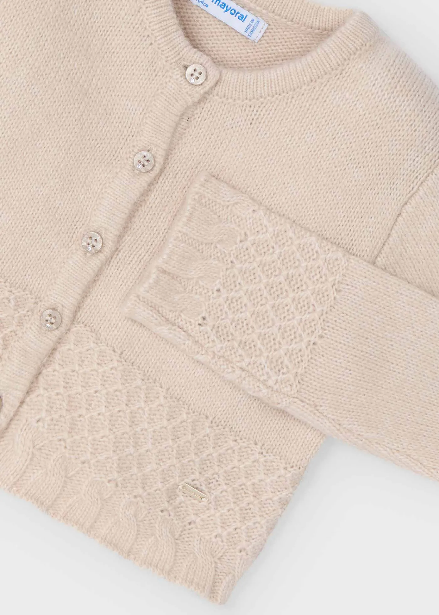 New Rebeca tricot estructura niña Rebecas Y Chaquetas De Punto