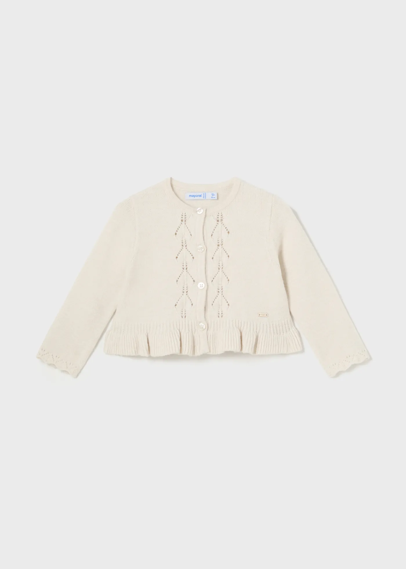 Cheap Rebeca volante tricot bebé Rebecas