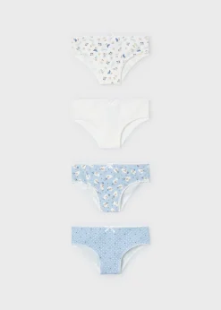 Outlet Set 4 braguitas niña Ropa Interior