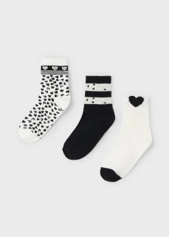 Store Set 3 calcetines corazones niña Accesorios Y Complementos