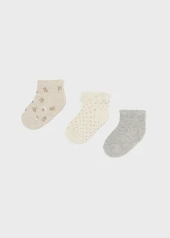 Fashion Set 3 calcetines ondas bebé Accesorios Y Complementos