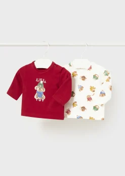 Fashion Set 2 camisetas estampadas recién nacido Bodies Y Camisetas