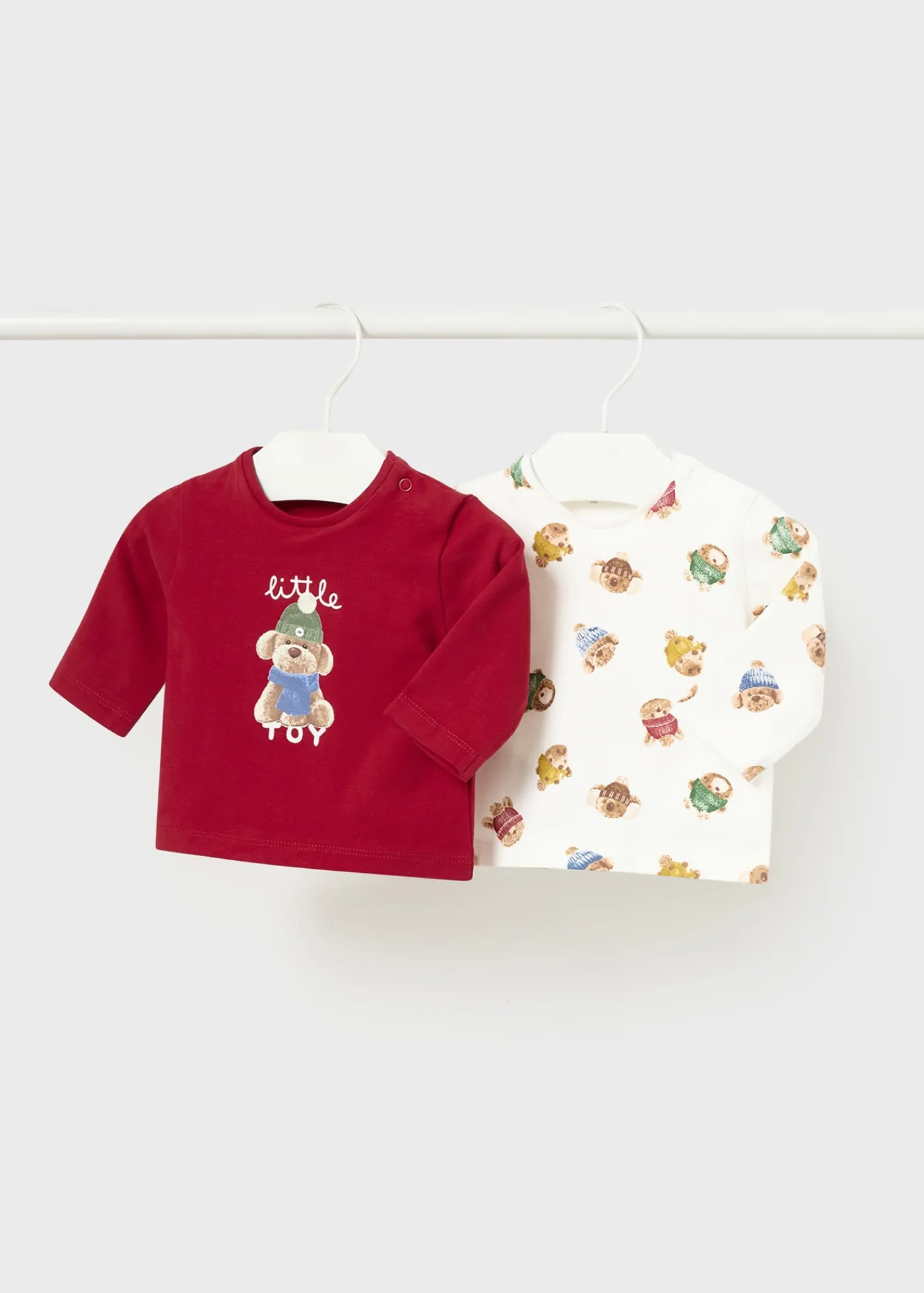 Fashion Set 2 camisetas estampadas recién nacido Bodies Y Camisetas