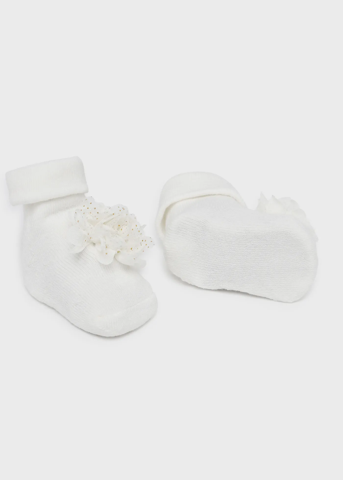 Cheap Set diadema y calcetines flor recién nacida Accesorios Y Complementos
