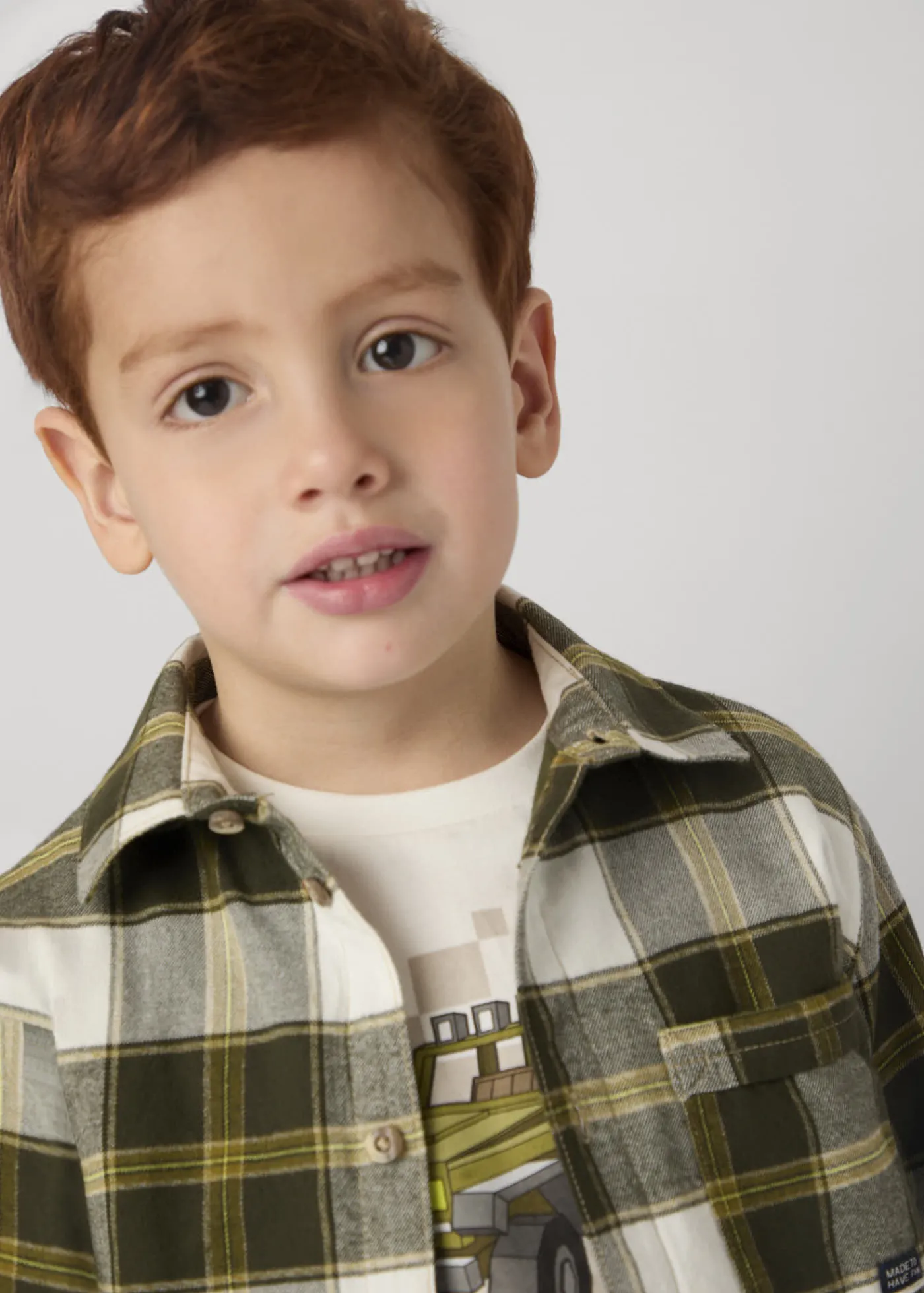 Outlet Sobrecamisa cuadros niño Camisas