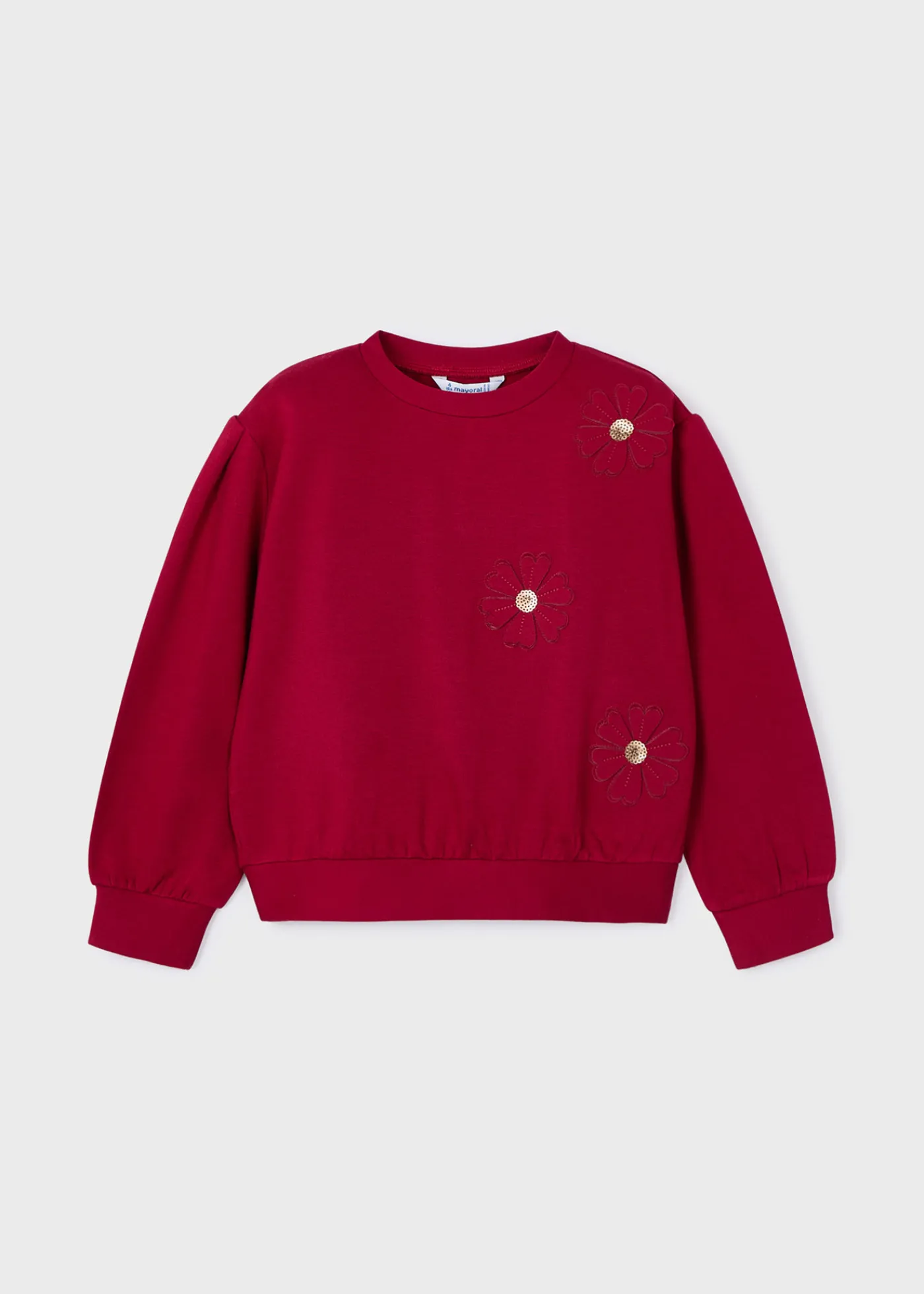 Cheap Sudadera apliques flores niña Jerséis Y Sudaderas