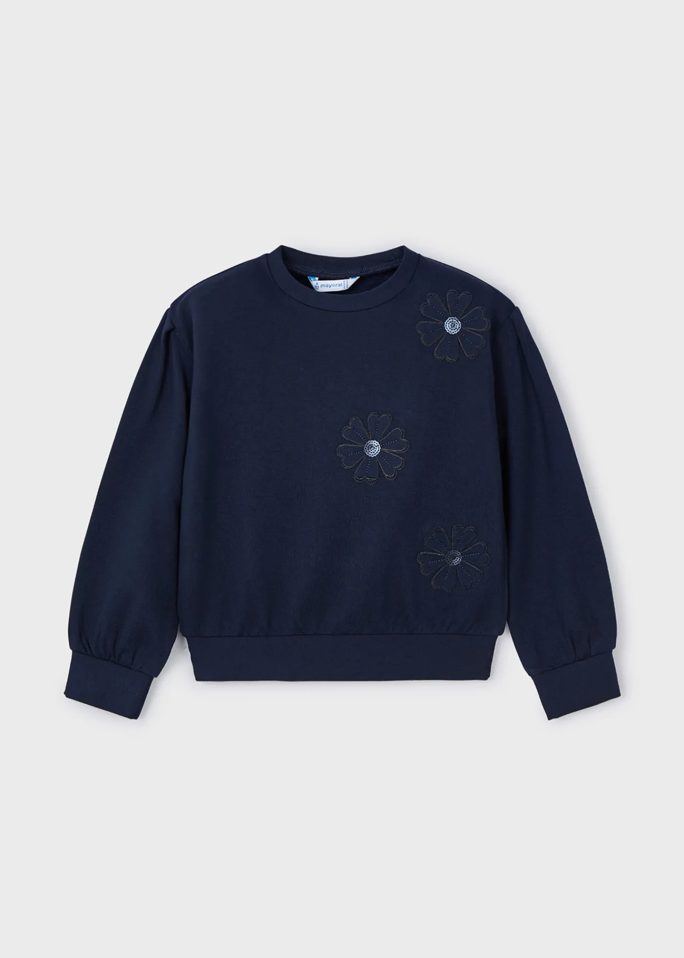 Online Sudadera apliques flores niña Jerséis Y Sudaderas