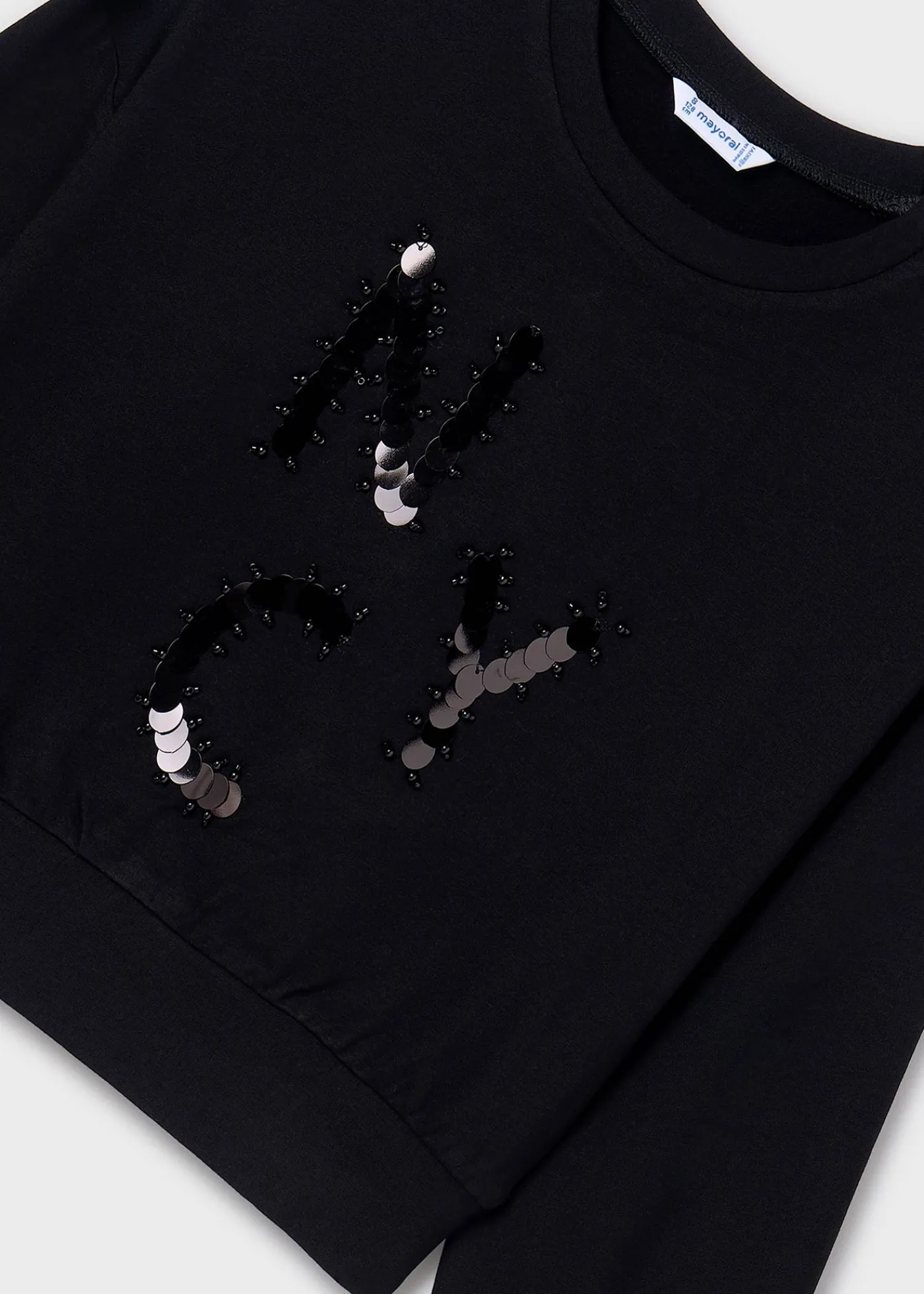 Fashion Sudadera apliques letras chica Jerséis Y Sudaderas