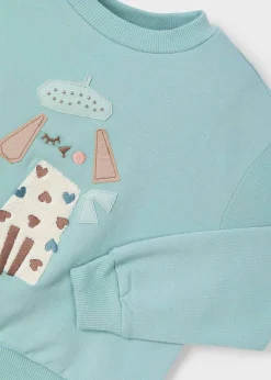 Cheap Sudadera bordada niña Jerséis Y Sudaderas