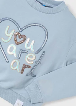 Sale Sudadera bordada niña Jerséis Y Sudaderas