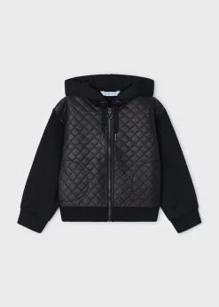 Cheap Sudadera combinada acolchada niña Jerséis Y Sudaderas