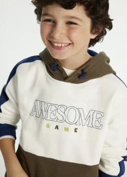 Outlet Sudadera contrastes chico Sudaderas