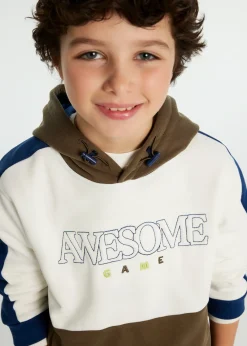 Outlet Sudadera contrastes chico Sudaderas