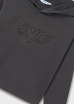 Outlet Sudadera corazón chica Jerséis Y Sudaderas