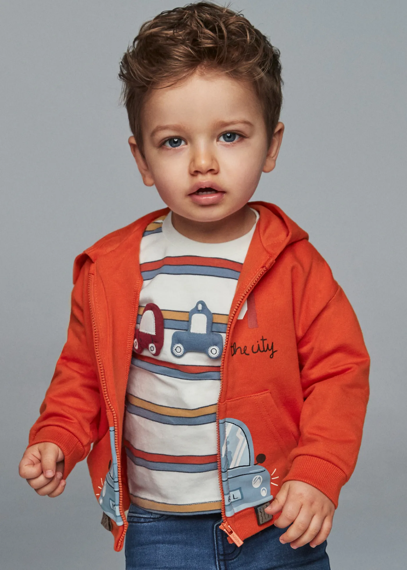 Fashion Sudadera cremallera interactiva bebé Jerséis Y Sudaderas