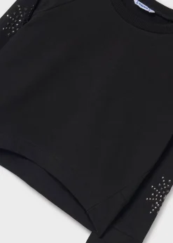 Online Sudadera detalle mangas chica Jerséis Y Sudaderas