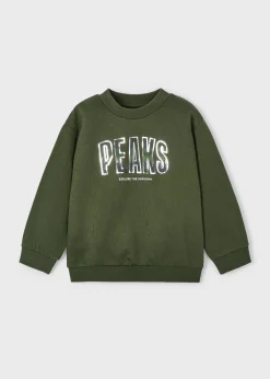Store Sudadera letras montaña niño Sudaderas