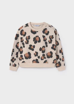 Discount Sudadera manga abullonada chica Jerséis Y Sudaderas