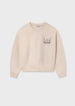 Cheap Sudadera manga abullonada chica Jerséis Y Sudaderas