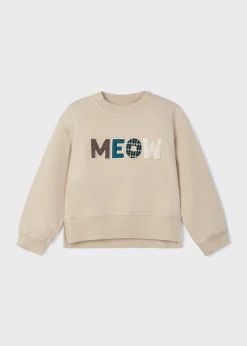 Store Sudadera mangas abullonadas niña Jerséis Y Sudaderas