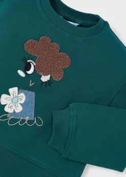 Cheap Sudadera mangas abullonadas niña Jerséis Y Sudaderas