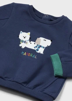 Best Sale Sudadera motivo estampado recién nacido Jerséis Y Sudaderas