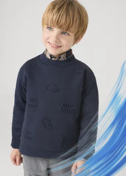 Sale Sudadera motivos relieve niño Sudaderas