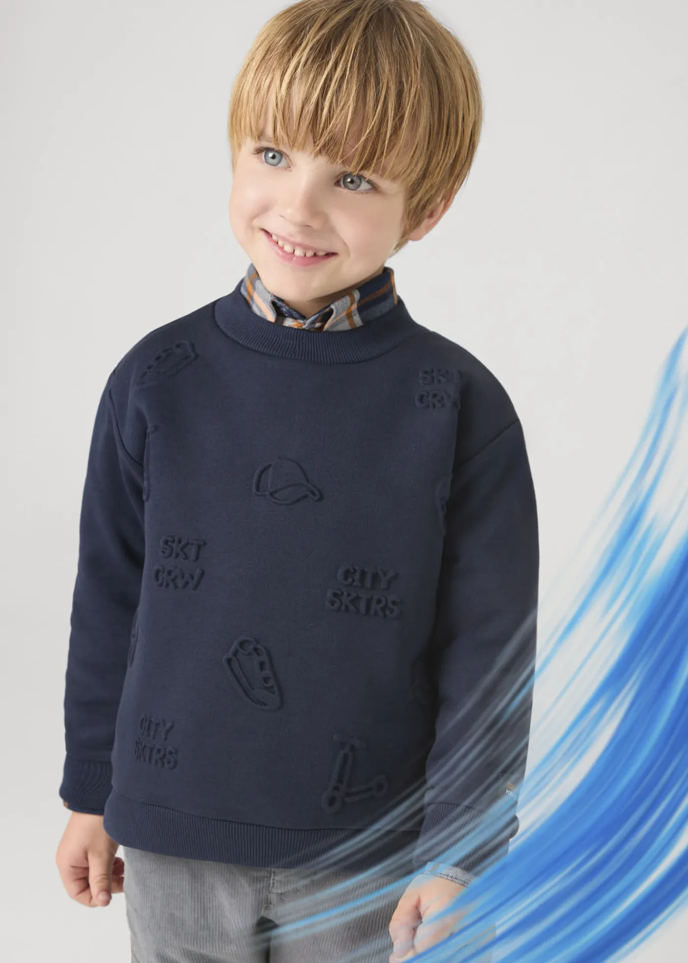 Sale Sudadera motivos relieve niño Sudaderas