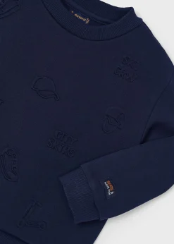 Sale Sudadera motivos relieve niño Sudaderas
