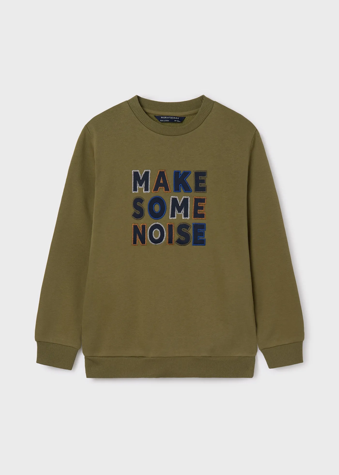 Outlet Sudadera texto bordado chico Sudaderas