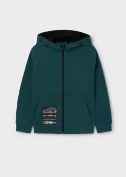 Fashion Sudadera texto capucha chico Sudaderas