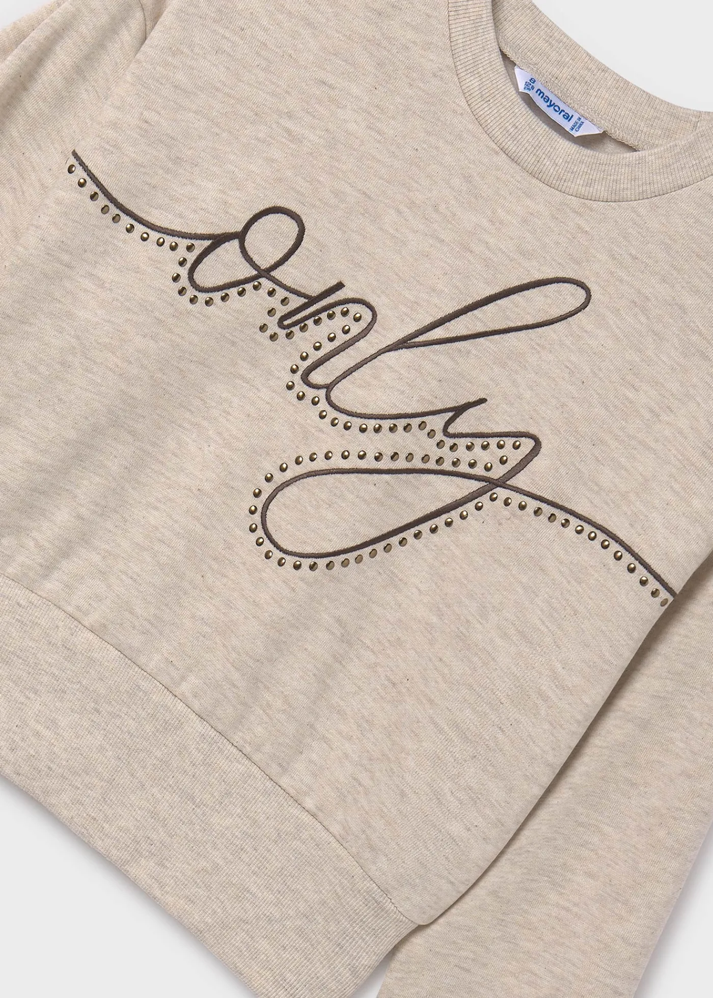 Best Sale Sudadera texto chica Jerséis Y Sudaderas