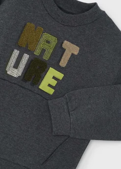 Sale Sudadera texto niño Sudaderas