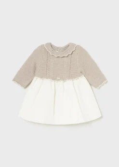 Best Sale Vestido combinado organza recién nacida Vestidos