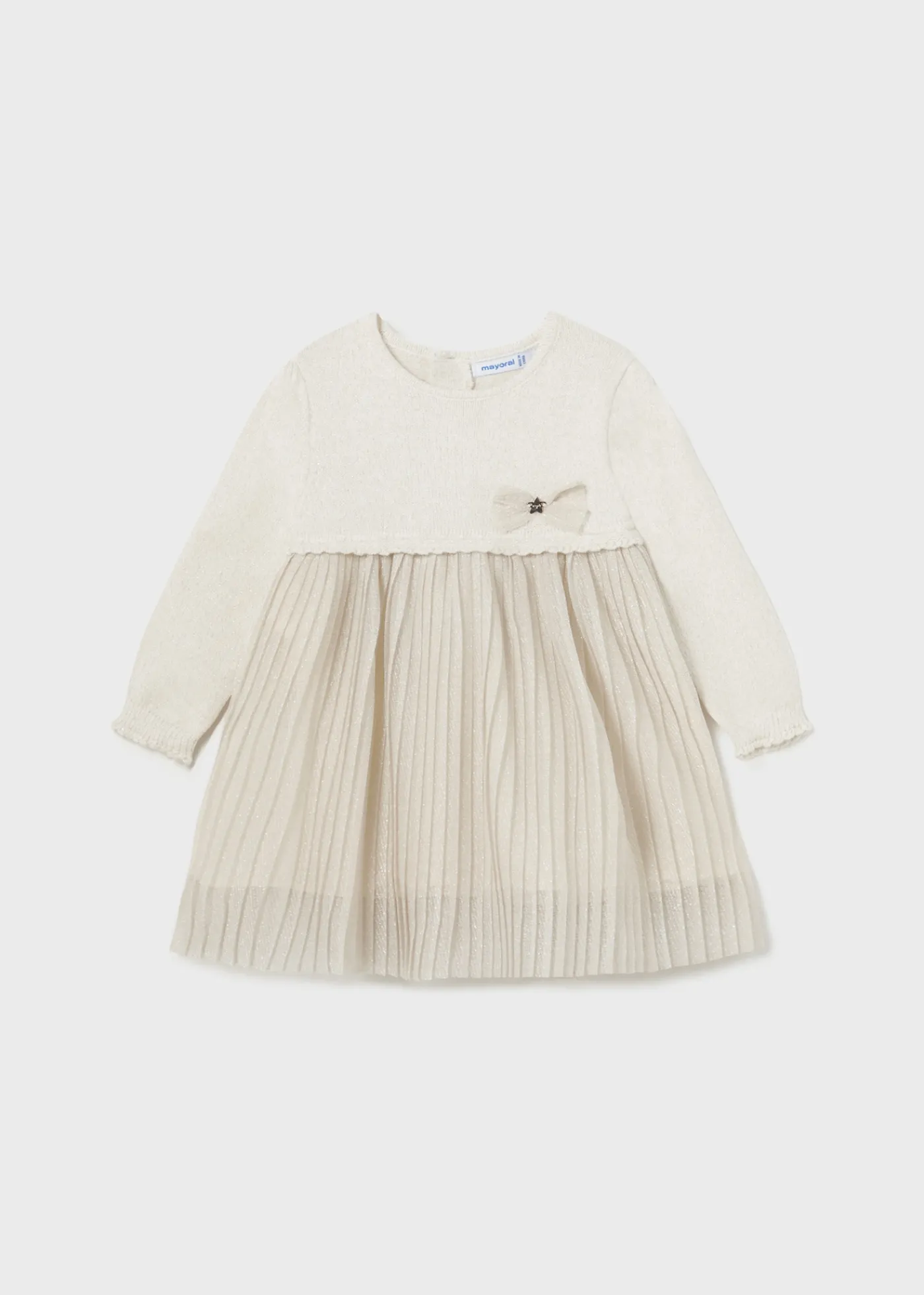 Best Sale Vestido combinado plisado bebé Vestidos