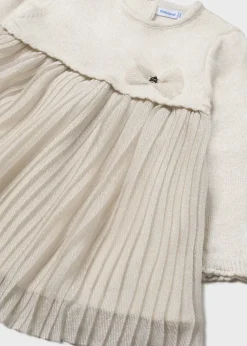 Best Sale Vestido combinado plisado bebé Vestidos