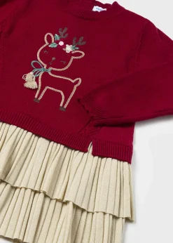 Best Sale Vestido combinado tricot bebé Vestidos