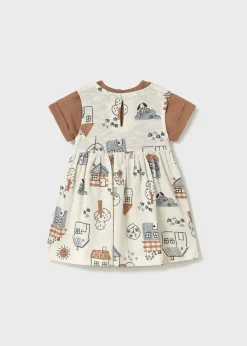 Hot Vestido estampado con top bebé Vestidos